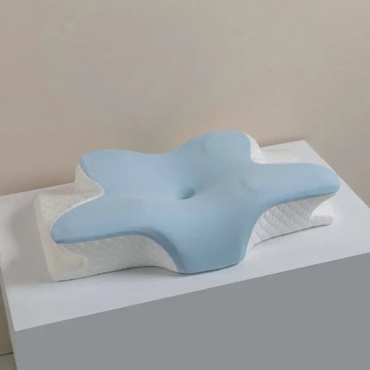 Sunmmer Cold Sleeping Memory Pillow Slow Rebound Memory Cotton Pillow Neck Pillow Butterfly Pillow Cervical Pillow