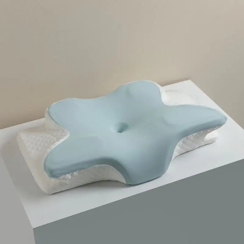 Sunmmer Cold Sleeping Memory Pillow Slow Rebound Memory Cotton Pillow Neck Pillow Butterfly Pillow Cervical Pillow